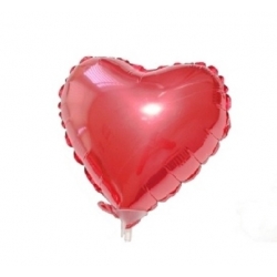 Balon foliowy Serce Czerwone 22 cm